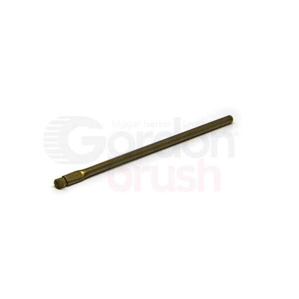 1/8" Applicator Brush, Brass Handle, 12 PK
